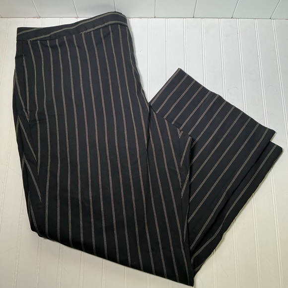 Lane Bryant Career Trouser Pants Plus Size 28 Slacks Wide Leg Office Work - Picture 1 of 9